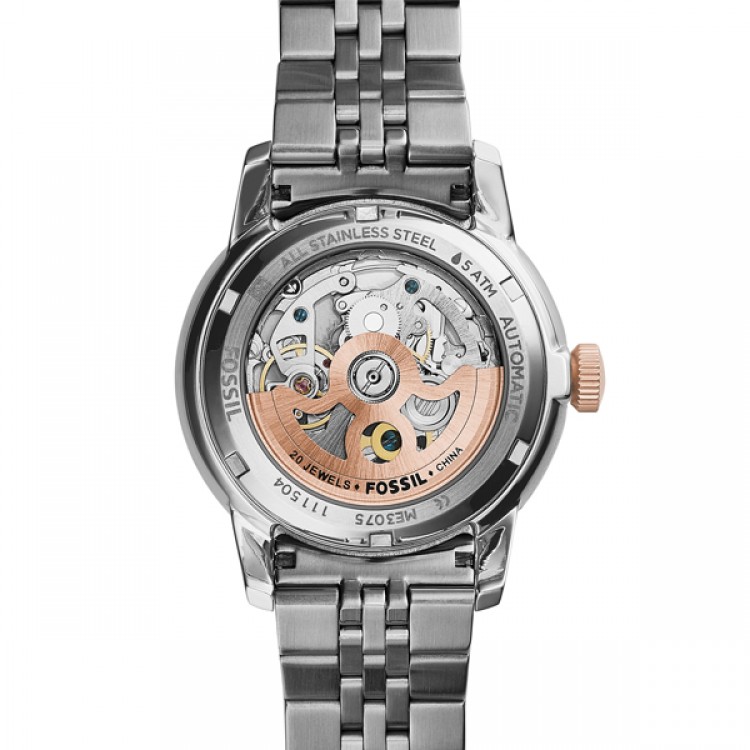 Đồng hồ nam Fossil ME3075 TOWNSMAN SKELETON DIAL TWO-TONE » Đồng
